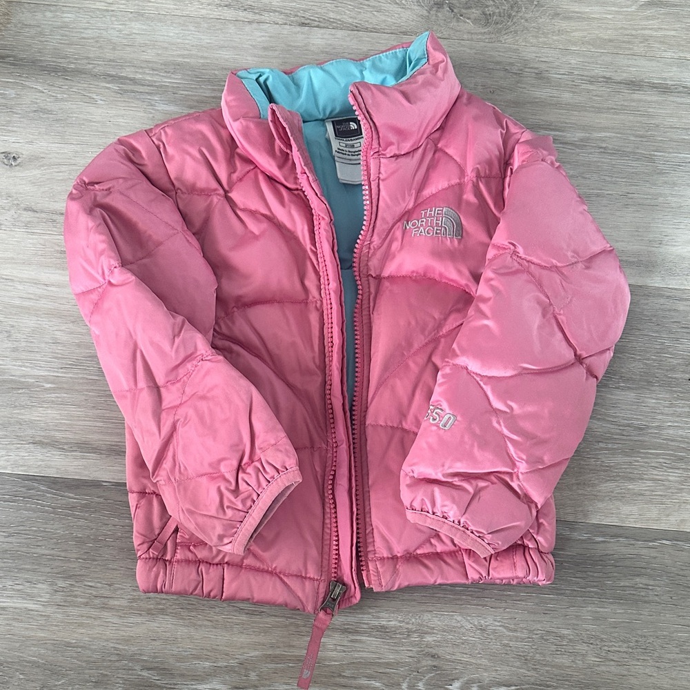 The North Face Kids Pink Puffer Jacket